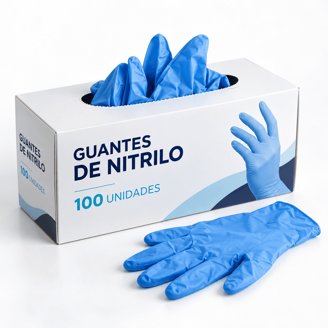 Guantes de Nitrilo Azul